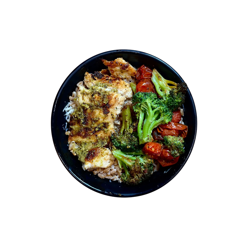 Backyard Chicken meal prep bowl