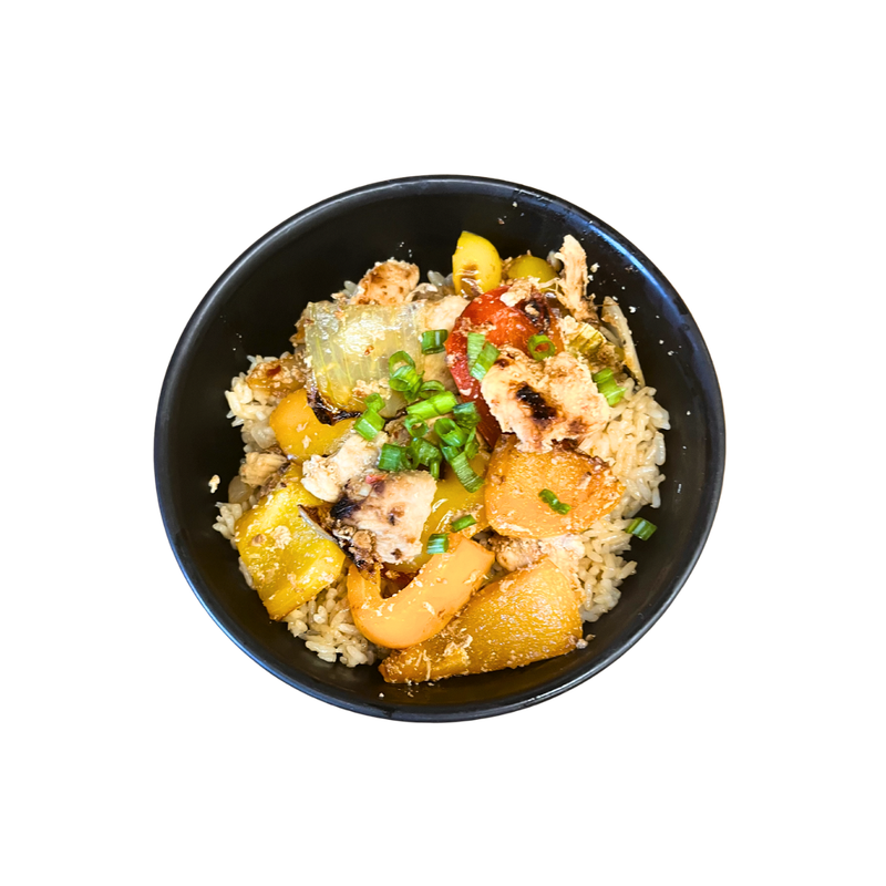 Ginger Chicken meal prep bowl